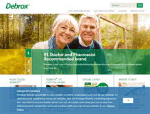 Tablet Screenshot of debrox.com
